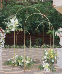 Set of 4 metal backdrop frame only