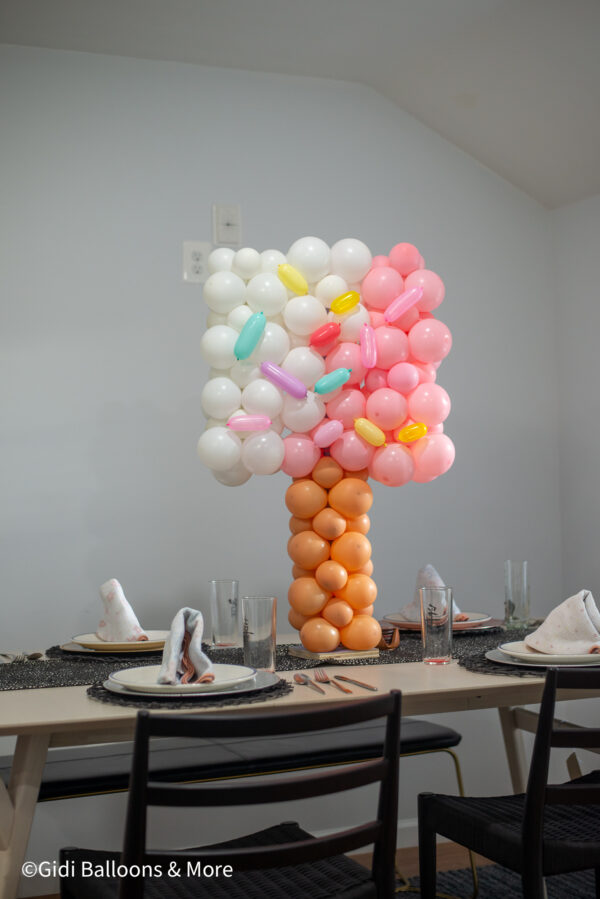 Ice cream centrepiece