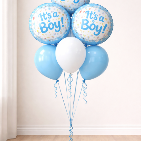 It's A Boy Balloon Bouquet